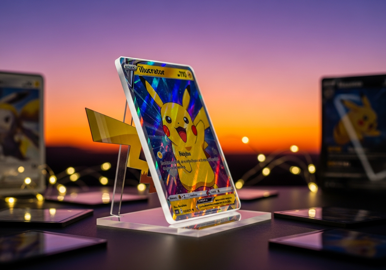 Vitrine de cartes Pokémon vintage et éditions limitées authentifiées par Cnsco